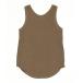 [NANO universe] безрукавка tops II Brown женский 