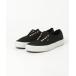 [VANS] туфли без застежки 26.5cm черный мужской 