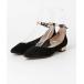 [carino] Flat туфли-лодочки 23cm черный женский 
