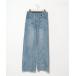 [DAY CLOSET] повреждение обработка Denim брюки L голубой женский 