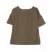 [GLOBAL WORK] трикотаж с коротким рукавом M зеленый женский 