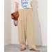 [SLOBE IENA] легкий брюки 38 бежевый женский 
