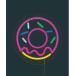  освещение SLOWER/s low wa-NEONY SIGN LIGHT (Donut)