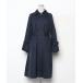 [UNITED ARROWS] пальто с отложным воротником 36 темно-синий женский 