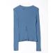 [ADAM ET ROPE'] трикотажный джемпер с длинным рукавом FREE голубой женский 