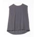 [NANO universe] безрукавка tops 36 серый женский 