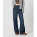  джинсы Denim Denim брюки [ внутренний EXCLUSIVE][Levi's]RIBCAGE широкий Denim брюки женский 