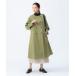 [BEAMS HEART] no color пальто MEDIUM оливковый женский 