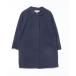 [conges payes ADIEU TRISTESSE] пальто с отложным воротником - темно-синий женский 