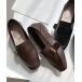  Loafer [ мягкость -тактный отсутствует свободный ] квадратное tu Loafer /2WAY Bab -shu женский 