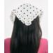  шарф бандана polka dot frill bandanna / точка оборка бандана женский 