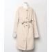 [natural couture] no color пальто FREE бежевый женский 