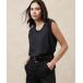[BANANA REPUBLIC FACTORY STORE] безрукавка tops M черный женский 
