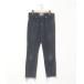 [LOWRYS FARM] повреждение обработка Denim брюки M черный женский 