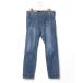 [URBAN RESEARCH DOORS] обработка Denim брюки 36 темно-синий женский 