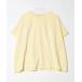 [studio CLIP] короткий рукав футболка FREE желтый женский 