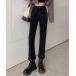 [kirakiraShop] Denim брюки 2XL черный женский 