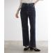  джинсы Denim Denim брюки [ прекрасный Silhouette ] взрослый поэтому. soft Flare Denim женский 