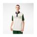 [LACOSTE] рубашка-поло с коротким рукавом 4 белый × зеленый мужской 