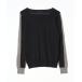 [JEANASIS] длинный рукав вязаный FREE черный женский 