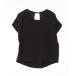 [JEANASIS] трикотаж с коротким рукавом FREE черный женский 