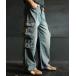  широкий брюки брюки-карго широкий Denim брюки-карго мужской женский 