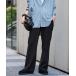  слаксы брюки [ часть цвет WEB ограничение / дополнение ] semi flare pants женский 