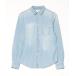 [PLST] рубашка с длинным рукавом 0 голубой женский 