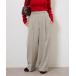  слаксы брюки tsui- Dietz il tuck широкий брюки женский 
