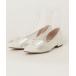 [STACCATO] Flat туфли-лодочки 22.5cm белый женский 