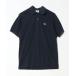 [LACOSTE] one отметка рубашка-поло с коротким рукавом 3 темно-синий мужской 