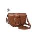 [FOSSIL] сумка "почтальонка" FREE Brown женский 
