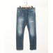 [BAYFLOW] повреждение обработка Denim брюки 24 голубой женский 