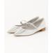 [green label relaxing] Flat туфли-лодочки 24.5cm серебряный женский 
