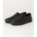 [VANS] туфли без застежки 6 черный мужской 