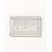 [CELINE] футляр для карточек ONE SIZE серебряный женский 