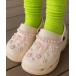 [IZU] Crocs для очарование жемчуг & лента & цветок комплект симпатичный украшение аксессуары взрослый * ребенок OK обувь. продается отдельно 
