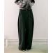  слаксы брюки шерсть tuck широкий брюки [MADE IN JAPAN] женский 