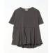 [GLOBAL WORK] трикотаж с коротким рукавом M серый женский 