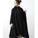 [FREAK'S STORE] пончо свободный черный женский 