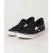 [VANS] туфли без застежки 25.5cm черный мужской 