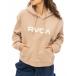  Parker [RVCA/ Roo ka]24AW BIG RVCA HOODIE/ Logo тянуть over Parker *f-ti- женский 