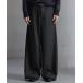  слаксы [CLEL]Wool Blend Herringbone Tweed 3D Pants / шерсть Blend "в елочку" твид 3D брюки 