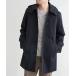 [IKKA LOUNGE] пальто с отложным воротником L темно-синий мужской 