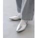 [menue] Flat туфли-лодочки 23.5cm серебряный женский 