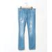 [JOURNAL STANDARD relume] повреждение обработка Denim брюки MEDIUM голубой женский 