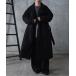  тренчкот пальто AW большой размер шерсть Like melt n подставка шея длинный тренчкот [Confirm] мужской женский 