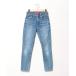 [RED CARD TOKYO] обработка Denim брюки 23inch голубой женский 