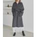[titivate] пальто с отложным воротником S уголь женский 