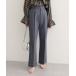  брюки [osono] высокий талия прекрасный flare pants женский 